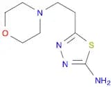 5-[2-(4-morpholinyl)ethyl]-1,3,4-thiadiazol-2-amine
