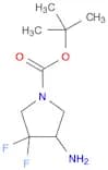 1-​Pyrrolidinecarboxyli​c acid, 4-​amino-​3,​3-​difluoro-​, 1,​1-​dimethylethyl ester