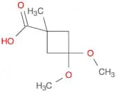 3,3-Dimethoxy-1-methylcyclobutanecarboxylic acid