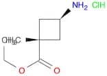 Ethyl trans-3-amino-1-methylcyclobutanecarboxylate hydrochloride