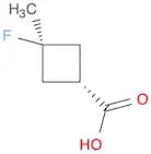 TRANS-3-FLUORO-3-METHYLCYCLOBUTANE-1-CARBOXYLIC ACID