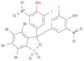 Phenol, 4,4'-(4,5,6,7-tetrabromo-1,1-dioxido-3H-2,1-benzoxathiol-3-ylidene)bis[2-iodo-6-nitro- (9C…