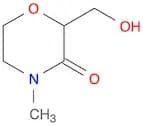 2-(Hydroxymethyl)-4-methylmorpholin-3-one