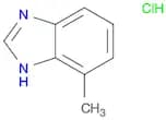 1H-Benzimidazole, 7-methyl-, hydrochloride (1:1)