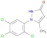 3H-Pyrazol-3-one, 1,2-dihydro-5-methyl-1-(2,4,5-trichlorophenyl)-