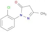 3H-Pyrazol-3-one, 2-(2-chlorophenyl)-2,4-dihydro-5-methyl-