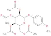 β-D-Glucopyranoside, 4-methoxyphenyl, 2,3,4,6-tetraacetate