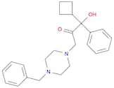 2-Propanone, 1-cyclobutyl-1-hydroxy-1-phenyl-3-[4-(phenylmethyl)-1-piperazinyl]-