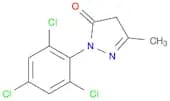 3H-Pyrazol-3-one, 2,4-dihydro-5-methyl-2-(2,4,6-trichlorophenyl)-