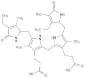 21H-Biline-8,12-dipropanoic acid, 2,17-diethyl-1,4,5,10,15,16,19,22,23,24-decahydro-3,7,13,18-tetr…