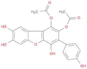 1,2,4,7,8-Dibenzofuranpentol, 3-(4-hydroxyphenyl)-, 1,2-diacetate