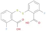 Benzoic acid, 2,2'-dithiobis[6-fluoro- (9CI)