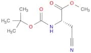 L-Alanine, 3-cyano-N-[(1,1-dimethylethoxy)carbonyl]-, methyl ester