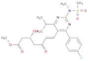 Methyl (+)-(3r)-7-[4-(4-fluorophenyl)-6-isopropyl-2-(n-methyl-n-methanesulfonylamino)pyrimidin-5-y…