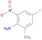 Benzenamine, 4-​fluoro-​2-​methyl-​6-​nitro-
