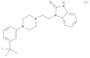 2H-Benzimidazol-2-one, 1,3-dihydro-1-[2-[4-[3-(trifluoromethyl)phenyl]-1-piperazinyl]ethyl]-, hydr…