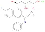 6-Heptenoic acid, 7-[2-cyclopropyl-4-(4-fluorophenyl)-3-quinolinyl]-3,5-dihydroxy-, calcium salt (…
