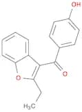 Methanone, (2-​ethyl-​3-​benzofuranyl)​(4-​hydroxyphenyl)​-
