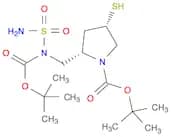 (2S,4S)-tert-butyl 2-((tert-butoxycarbonyl(sulfamoyl)amino)methyl)-4-mercaptopyrrolidine-1-carboxy…