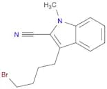3-(4-Bromobutyl)-1-methyl-1H-indole-2-carbonitrile