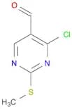 5-Pyrimidinecarboxaldehyde, 4-chloro-2-(methylthio)-