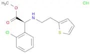 Benzeneacetic acid, 2-chloro-α-[[2-(2-thienyl)ethyl]amino]-, methyl ester, hydrochloride (1:1), (α…