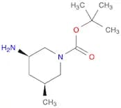 1-Piperidinecarboxylic acid, 3-amino-5-methyl-, 1,1-dimethylethyl ester, (3R,5S)-rel-