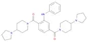 N-Phenyl-2,5-bis({[4-(pyrrolidin-1-yl)piperidin-1-yl]carbonyl})aniline