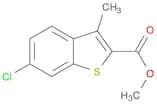 6-Chloro-3-methyl benzothiophene-2-carboxylic acid methyl ester