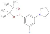 Pyrrolidine, 1-[3-fluoro-5-(4,4,5,5-tetramethyl-1,3,2-dioxaborolan-2-yl)phenyl]-