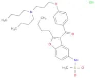 Methanesulfonamide, N-[2-butyl-3-[4-[3-(dibutylamino)propoxy]benzoyl]-5-benzofuranyl]-, hydrochlor…