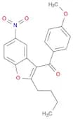 Methanone, (2-butyl-5-nitro-3-benzofuranyl)(4-methoxyphenyl)-