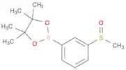 1,3,2-Dioxaborolane, 4,4,5,5-tetramethyl-2-[3-(methylsulfinyl)phenyl]-