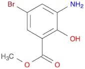 Benzoic acid, 3-amino-5-bromo-2-hydroxy-, methyl ester