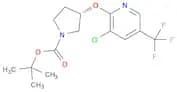 1-Pyrrolidinecarboxylic acid, 3-[[3-chloro-5-(trifluoromethyl)-2-pyridinyl]oxy]-, 1,1-dimethylethy…