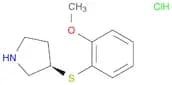 (R)-3-((2-Methoxyphenyl)thio)pyrrolidine hydrochloride