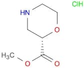 2-​Morpholinecarboxylic acid, methyl ester, hydrochloride (1:1)​, (2S)​-