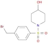 1-((4-(Bromomethyl)phenyl)sulfonyl)piperidin-4-ol