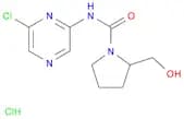 1-Pyrrolidinecarboxamide, N-(6-chloro-2-pyrazinyl)-2-(hydroxymethyl)-, hydrochloride (1:1)