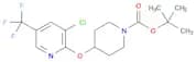 1-Piperidinecarboxylic acid, 4-[[3-chloro-5-(trifluoromethyl)-2-pyridinyl]oxy]-, 1,1-dimethylethyl…