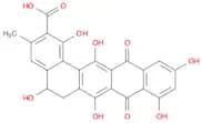 Benzo[a]naphthacene-2-carboxylic acid, 5,6,8,13-tetrahydro-1,5,7,9,11,14-hexahydroxy-3-methyl-8,13…