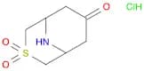 3-Thia-9-azabicyclo[3.3.1]nonan-7-one-3,3-dioxo hydrochloride