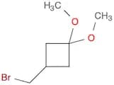 (3,3-Dimethoxy-cyclobutyl)methylbromide