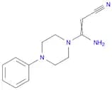 3-amino-3-(4-phenylpiperazino)acrylonitrile