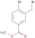 Benzoic acid, 4-bromo-3-(bromomethyl)-, methyl ester