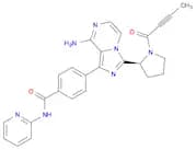 Benzamide, 4-[8-amino-3-[(2S)-1-(1-oxo-2-butyn-1-yl)-2-pyrrolidinyl]imidazo[1,5-a]pyrazin-1-yl]-N-…