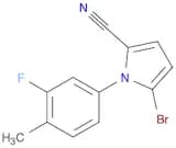 5-Bromo-1-(3-fluoro-4-methylphenyl)-1H-pyrrole-2-carbonitrile