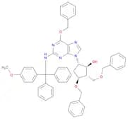 Cyclopentanol, 5-[2-[[(4-methoxyphenyl)diphenylmethyl]amino]-6-(phenylmethoxy)-9H-purin-9-yl]-3-(p…