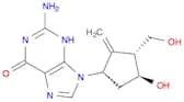 2-amino-9-[(1S,3R,4S)-4-hydroxy-3-(hydroxymethyl)-2-methylidenecyclopentyl]-6,9-dihydro-1H-purin-6…