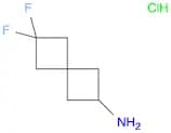 Spiro[3.3]heptan-2-amine, 6,6-difluoro-, hydrochloride (1:1)